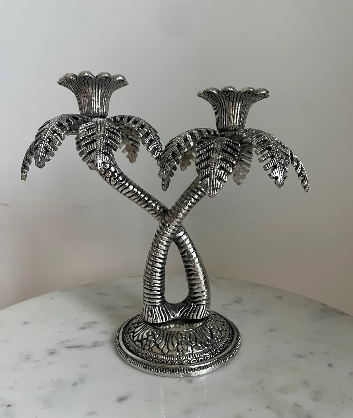 Palm Tree Candle Holder