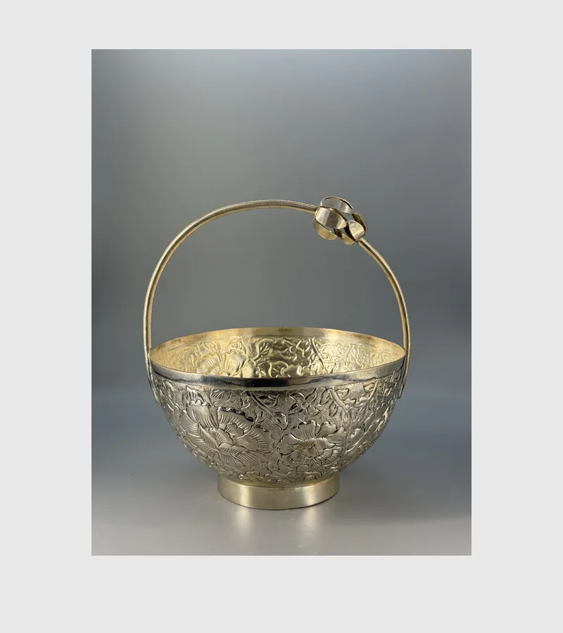 A hand-finished 999 silver piece, studio-lit — the same fine-silver standard as our struck logo coins
