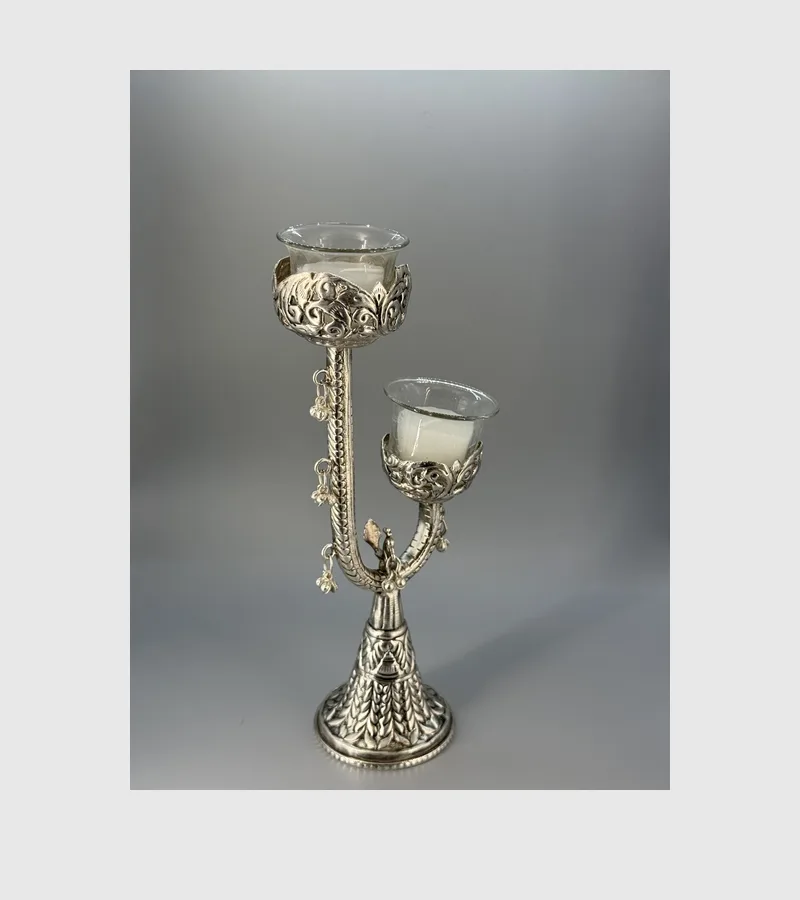 Tall Dual Candle Holder — editorial