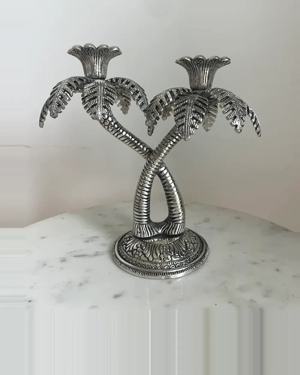 Palm Tree Candle Holder