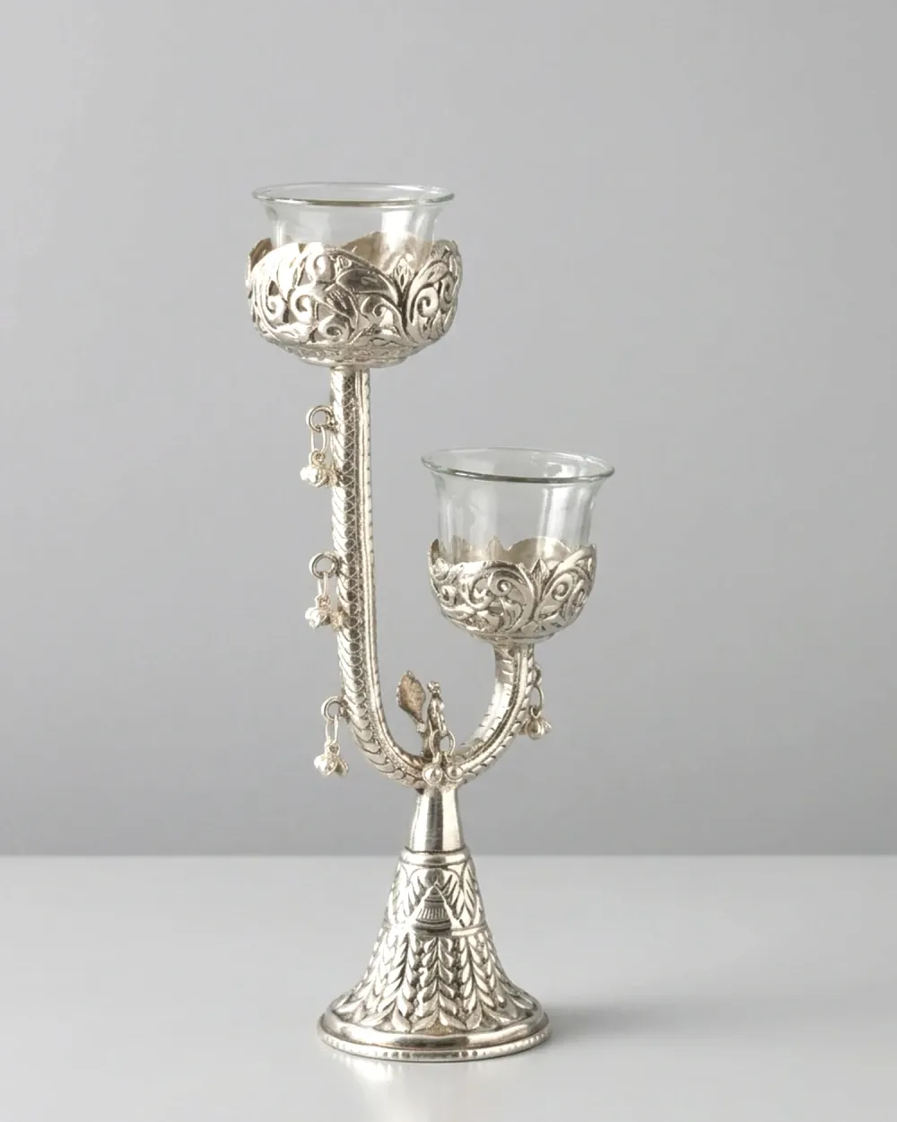 Tall Dual Candle Holder